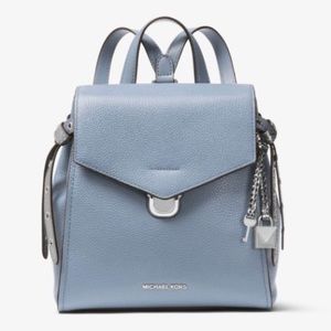 Blue Bristol Small Leather Backpack